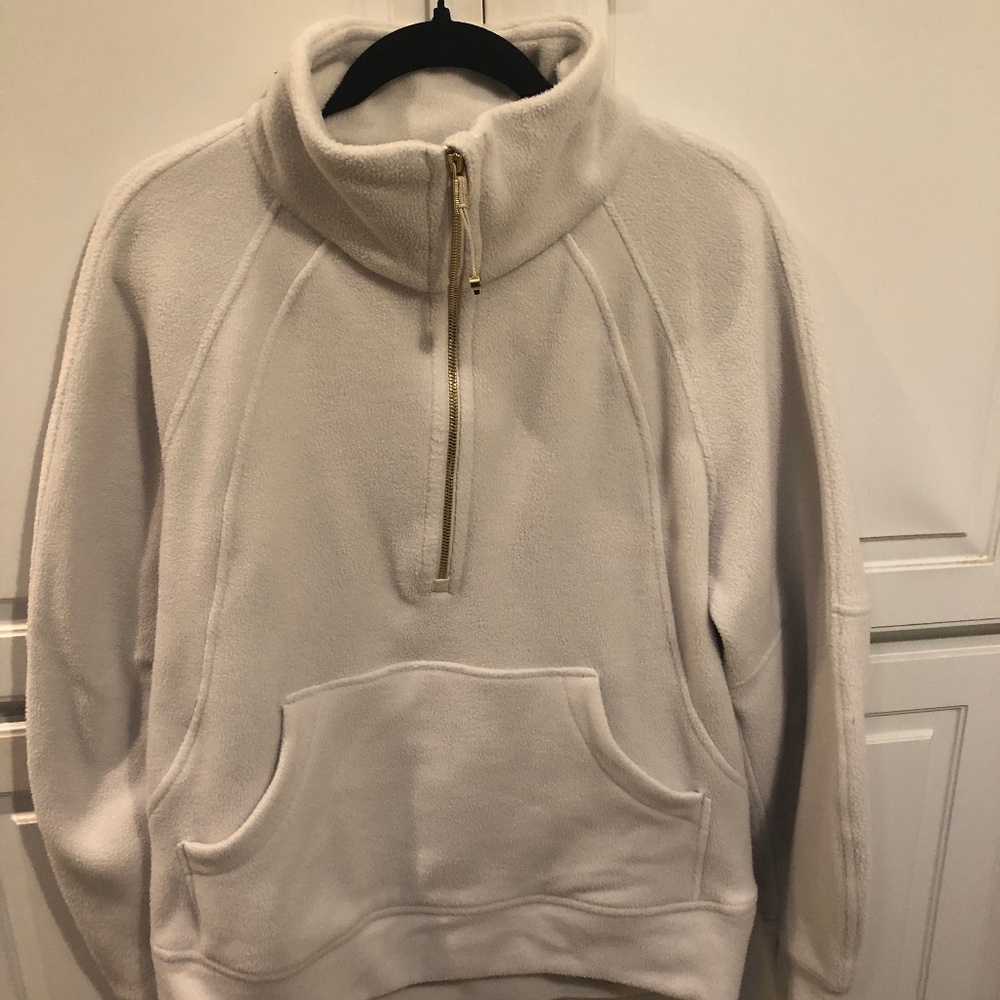 Lululemon Scuba Tumbled Fleece Tunnel- Neck Half Zip